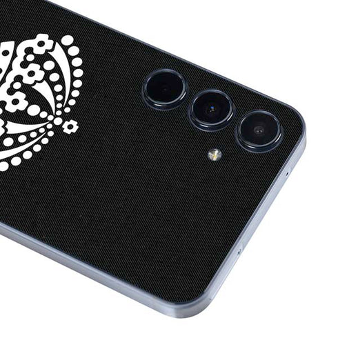 NHL Los Angeles Kings Black Background Galaxy A55 5G Skin